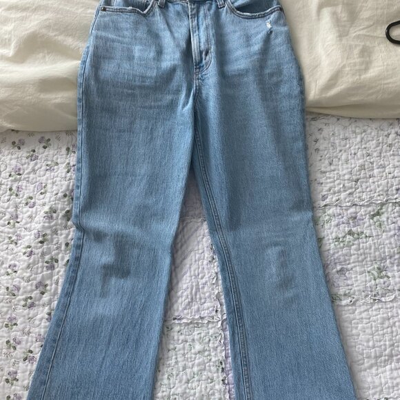 Abercrombie and Fitch Curve Love High Rise Vintage Flare Jean 27L - Picture 6 of 8